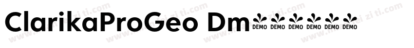 ClarikaProGeo Dm字体转换